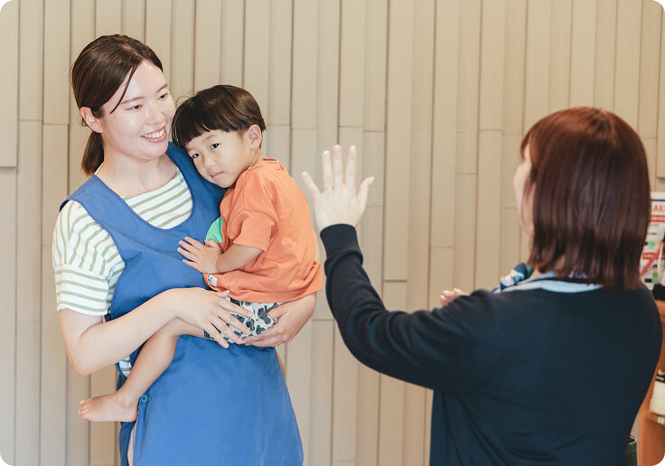 仕事と育児を、両立できる環境がある